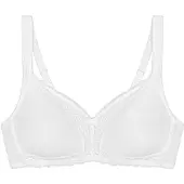 Triumph Niet voorgevormde bh Modern Lace+Cotton | Maat: 100B | Kleur: Wit