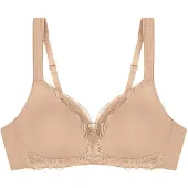Triumph Niet voorgevormde bh Modern Lace+Cotton | Maat: 100D | Kleur: Powder