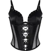 Hunkemoller Korset 'Pina' zwart