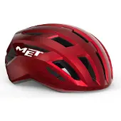 Met Vinci MIPS Fietshelm Mannen & Vrouwen – Wielerhelm Racefiets Volwassenen – Trekking – Maat M (56-58cm) – Red Metallic Glossy (Rood)