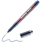 Edding 1800 Fineliner Extra Fijn Ronde punt - 0,25 mm Blauw Navulbaar Waterbestendig