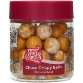 Funcakes Choco Crispy Balls - glamour gold