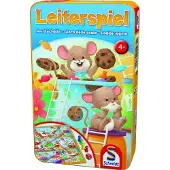 ISBN - Ladder Game (Leiterspel) - Kinderspel - Klassiek bordspel met dobbelsteen - vanaf 4 jaar - 2-4 spelers