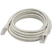 Lineaire Cordon réseau Ethernet-RJ45 F/utp Cat.6 Cuivre 5 m Gris