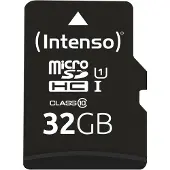 Intenso 32GB microSDHC Performance microSD-kaart 32 GB Class 10 UHS-I Waterdicht