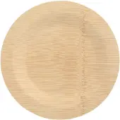 Papstar Wegwerpeetbord Bamboe 230 mm Crème 10 Stuks