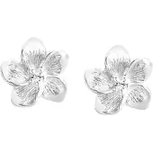 Elli Oorbellen 'Frangipani Blüte' zilver