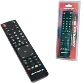 Bergner LICHT 2-IN-1 UNIVERSELE FJERNBTETJENING 2-IN-1 (Universele afstandsbediening, Infrarood), Afstandsbediening, Zwart