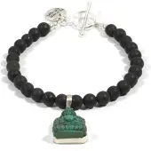 Heaven Eleven - Onyx met 925 zilver boeddha