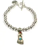 Heaven Eleven ballchain met blauwe boeddha