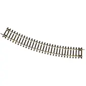 Roco H0 RocoLine (zonder ballastbed) 42423 Gebogen rails 12 stuk(s)