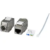 EFB Elektronik Keystone RJ45 | Cat6a S/FTP (Geaard, Zink)