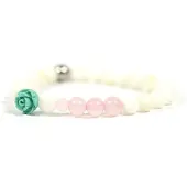 Heaven Eleven KIDS - meisjes - armband - edelsteen - 6mm - 16cm