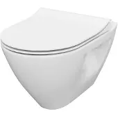 Cersanit Mille - Hangend toilet met SoftClose zitting, CleanOn, wit S701-454