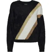 Pieces Trui PCMILO LS LUREX KNIT KAC FC dames EU XS