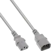 InLine C13 - C14 stroomkabel voor UPS/PDU | 3x 0,75mm | grijs | 1,8 meter