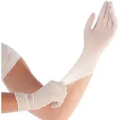 Hygostar synthetische handschoenen elastic L wit poedervrij
