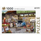 Rebo legpuzzel 1000 stukjes Daytons Garage - puzzel volwassenen.