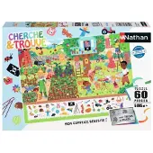 Nathan puzzel legpuzzel 60 stukjes tuin kinderen multicolor.