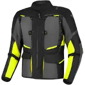 SHIMA Hero 2.0 Waterproof Zwart Geel Textiele Motorjas Maat 5XL