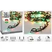 Nampook Kerstverlichting | 240 LED lampjes | rood/groen | 18m