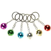 Duckiez Sleutelhanger Discobal - 48 stuks
