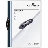 Durable klemmap Swingclip, A4, PP, met clip, zwart
