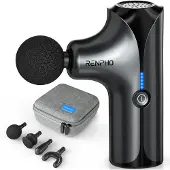 Renpho mini massagepistool met 4 koppen en 5 snelheden