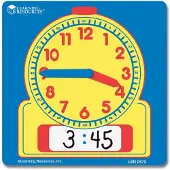 Learning Resources Schrijf & Wis klok, leerling klokken (10 st.) - 6+