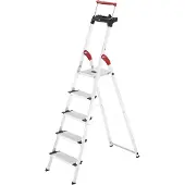 Hailo 8030-507 Aluminium Veiligheidsladder voor Huishoudelijke Gebruik XXR (Oude Versie)