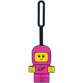 LEGO Ruimtebaby bagagelabel - roze