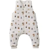 Vertbaudet Jumpsuit met voetjes PETIT ELEPHANT, afneembare lange mouwen