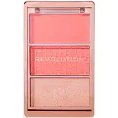 Revolution Blush Icon Pallet Blush palette 3 g Authentic Peach