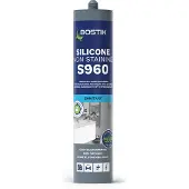 Bostik Siliconenkit S960 Premium Zilvergrijs 310ml