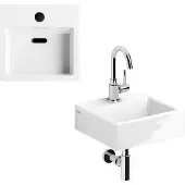 Clou Flush 1 fontein met Freddo 1, Minisuk sifon en afvoerplug