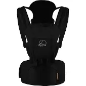 Deryan Pack Ergonomische draagzak - Babydrager + Opbergvakjes - Zwart