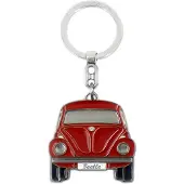 Brisa VW Collection - Volkswagen geëmailleerde metalen sleutelhangerring sleutelaccessoire sleutelhouder in Kever-design