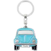 Vw-collect VW Collection - Volkswagen geëmailleerde metalen sleutelhangerring sleutelaccessoire sleutelhouder in Kever-design