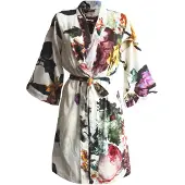 Essenza Fleur Kimono ecru - 100% katoen satijn - Maat S