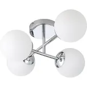 Eglo Plafondlamp Castrovido 4-lichts chroom