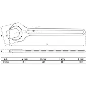 Bgs Machinesleutel - DIN 894 - 11 mm