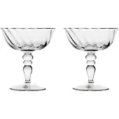 By On Opacity Italiaanse champagnecoupe 15 cl 2-pack Helder