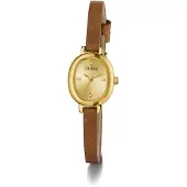 GUESS Analoog horloge 'PENELOPE' bruin / goud
