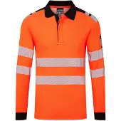 Portwest Pw3 Modaflame Knit Hvo Poloshirt Met Lange Mouw Fr734 Vlamvertragend | Maat: S
