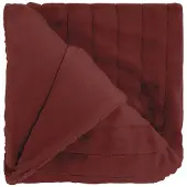 Unique living plaid norah 150x200cm marsala