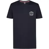 Petrol Industries Shirt blauw / wit