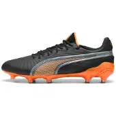 Puma Voetbalschoen 'King Ultimate' oranje / zwart / zilver