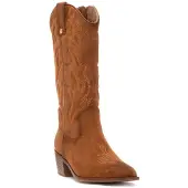 Xti Dames Laarzen 144308 bruin (36), 3 tot 5 cm, Ritssluiting, Casual 14430802-CAMEL