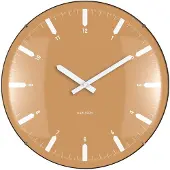 Karlsson wandklok realista dome oker- Ø35cm