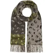 Fraas Sjaal grijs / groen / zwart